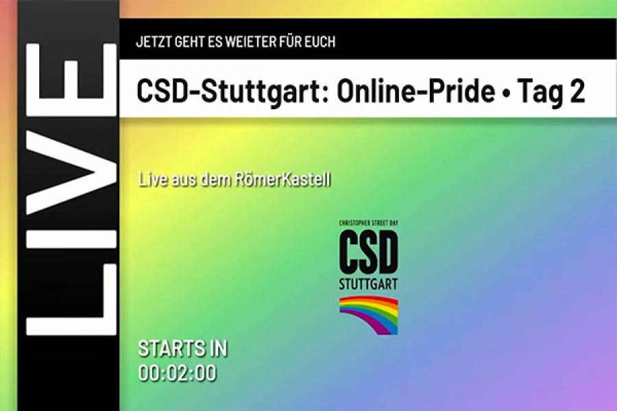 CSD Stuttgart 2020: Online-Pride 26.07.2020 &amp;quot;Das ganze Programm&amp;quot;